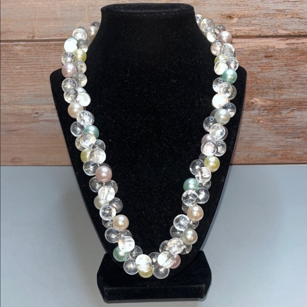 Vintage Bubble Beaded Necklace